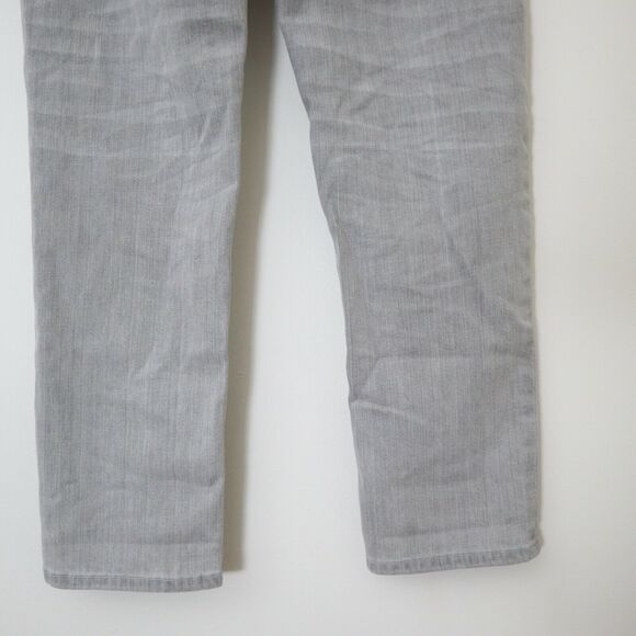 Eileen Fisher Stretch Organic Cotton Boyfriend Jeans Vintage Grey - Picture 7 of 10